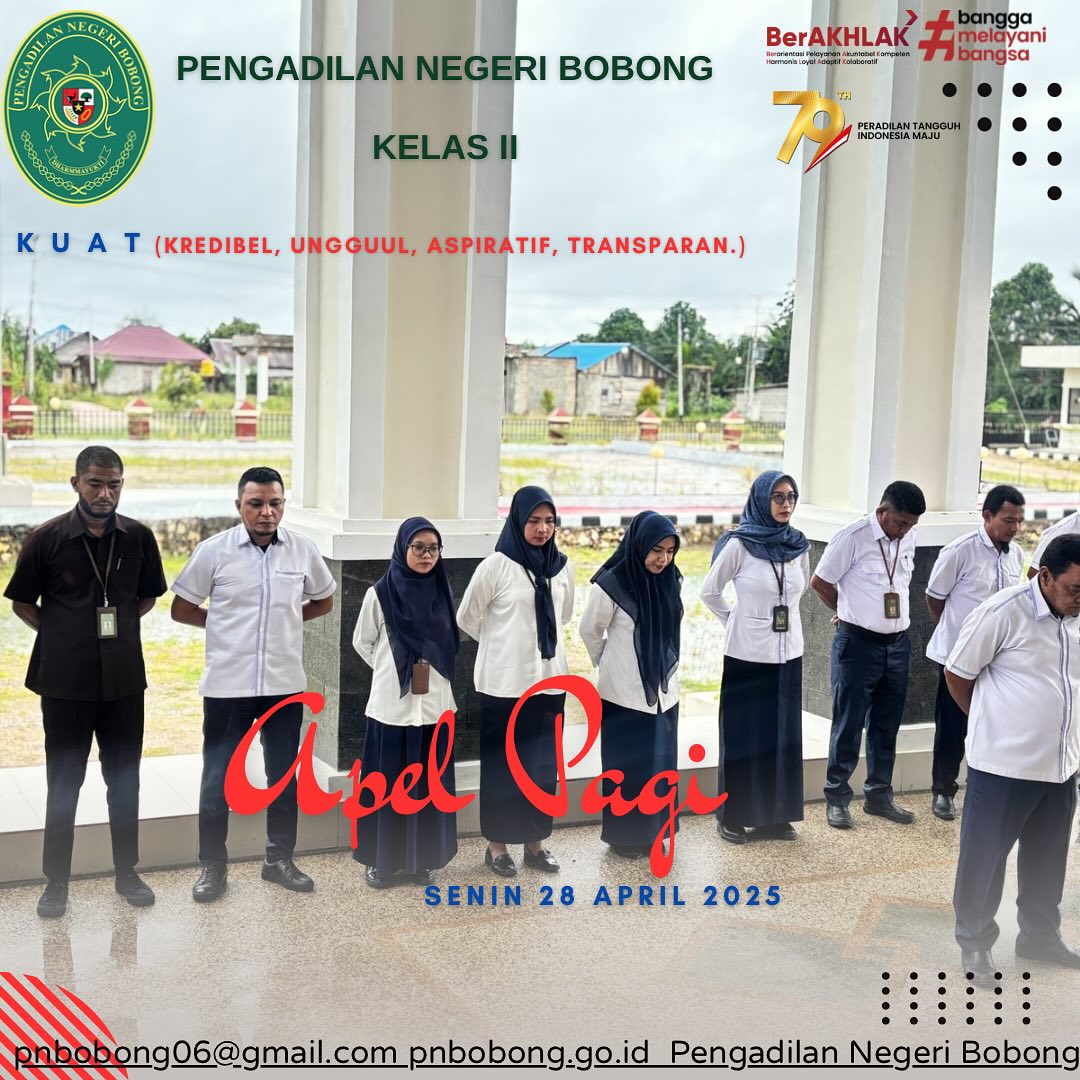 Apel Pagi Senin 28 April 2025